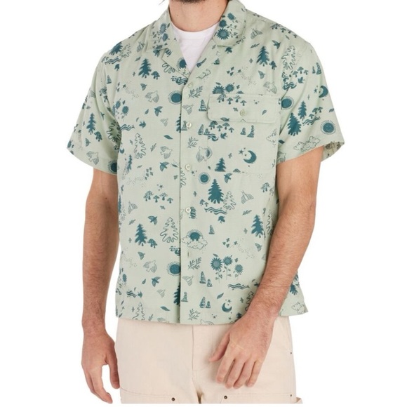 Marmot Mountain Works Green Muir Camp Novelty Men’s Shirt - Size Large - Picture 2 of 14